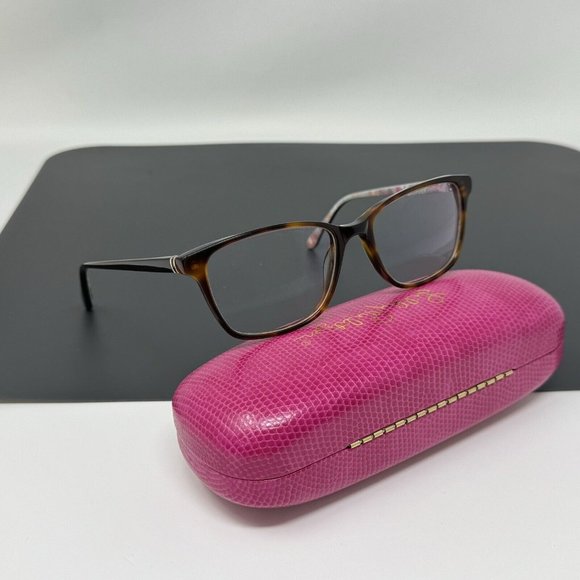 Lilly Pulitzer Delfina TOtortoise Eyeglasses 51 [] 16 135